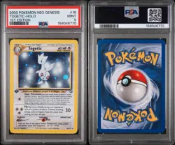 2000 POKEMON NEO GENESIS FIRST 1ST EDITION #16 TOGETIC-HOLO PSA 9 NEW CERT - Image 3