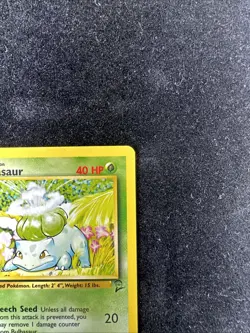 2000 Pokemon Game Base Set 2 #067/130 Bulbasaur NM-Mint+ - Image 4