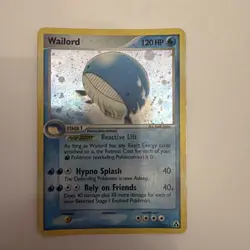 Pokemon TCG Wailord 14/92 Legend Maker Rare Holo 2006 MP - Image 1
