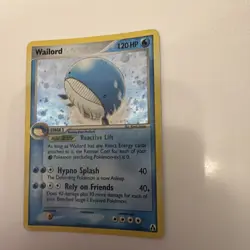 Pokemon TCG Wailord 14/92 Legend Maker Rare Holo 2006 MP - Image 3