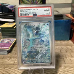 Pokemon TCG Articuno Illustration Rare Journey Together PSA 8 - Image 1