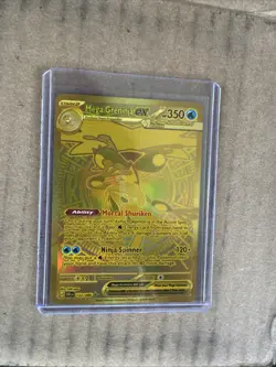 Mega Greninja EX 122/86 Gold Chaos Rising Mega Hyper Rare Pokemon Pack Fresh - Image 1