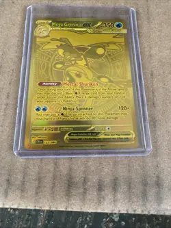 Mega Greninja EX 122/86 Gold Chaos Rising Mega Hyper Rare Pokemon Pack Fresh - Image 4