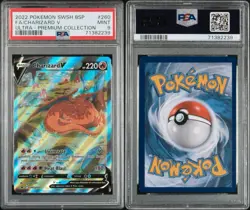 PSA 9 CHARIZARD V #260 ULTRA PREMIUM POKEMON 2022 SWSH FULL ART - Image 3