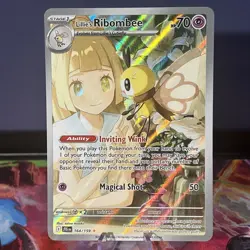Pokemon Lillie's Ribombee #164/159 Journey Together Illustration Rare NM/M - Image 1