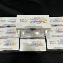 LOT OF 10 Pokemon TCG Prismatic Evolutions Elite Trainer Box SEALED ETB No Rips - Image 2