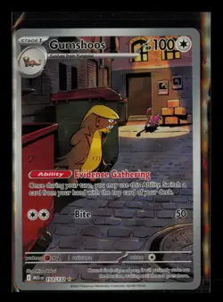 Gumshoos 153/132 Illustration Rare Mega Evolution NM/M Pokemon - Image 1