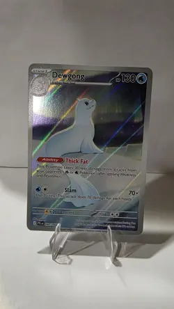 The Pokemon Company Dewgong 097/091 Paldean Fates Rare Holo English 130 HP - Image 1