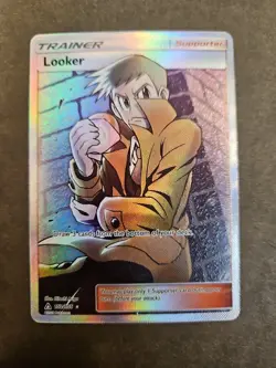 Looker Full Art 152/156 Ultra Rare Pokemon TCG SM - Ultra Prism NM - Image 1