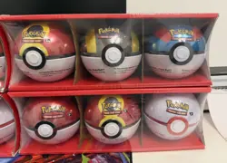 pokemon tcg sealed pokeball tins costco exclusive triple ball pack x4 - Image 2