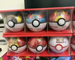 pokemon tcg sealed pokeball tins costco exclusive triple ball pack x4 - Image 4