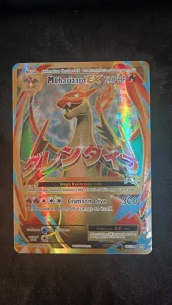 Pokemon M Charizard EX 101/108 Full Art Ultra Rare 2016 XY Evolutions - Image 1