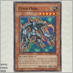 Cyber Ogre - CDIP-EN004 - Common 1st Edition Yugioh - Image 1