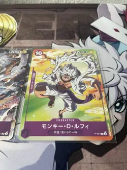 One Piece TCG Monkey D. Luffy Promo Cards (seven Eleven P-041) And P-041 Promo - Image 3