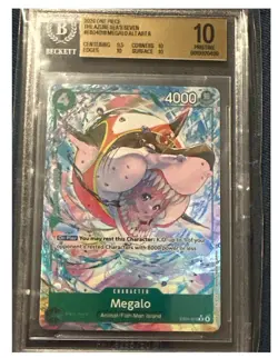 2026 ONE PIECE OP14 EN EB04-018 MEGALO ALTERNATE ALT ART BGS 10 PRISTINE - Image 1