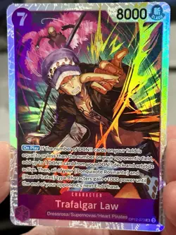 Trafalgar Law OP12-073 SR Foil One Piece Legacy of the Master English NM - Image 1