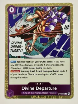 Divine Departure OP13-076 Foil Rare Carrying On His Will One Piece NM English - Image 1