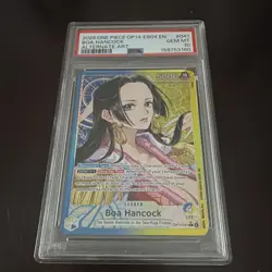 Namco One Piece CCG Boa Hancock OP14-041 Leader Alt Art Foil Eng PSA 10 5000 - Image 1