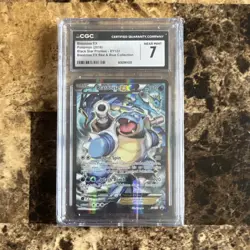 Pokemon Blastoise EX Black Star Promo XY122 Holo CGC 7 Graded Card - Image 1