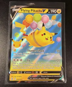 Pokemon 2021 Flying Pikachu VMAX Full Art Celebrations Card 006/025 NM - Image 1