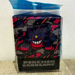 Pokemon Official Card Game Flip Deck Case Mega Gengar Japanese NEW - Image 1