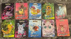 10 Pokemon Trading Card Lot Crystal Card Collection 2024 Nintendo Creature Mixed - Image 1