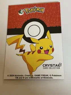 10 Pokemon Trading Card Lot Crystal Card Collection 2024 Nintendo Creature Mixed - Image 4