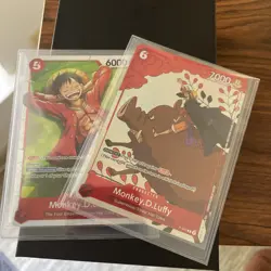 One Piece Monkey.D.Luffy P-001 Supernovas Promo Bandai Card *FREE LUFFY CARD NM! - Image 2