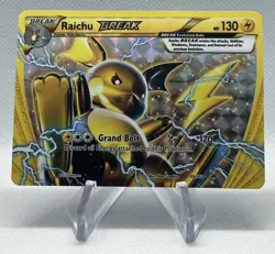 Raichu BREAK 50/162 Rare BREAKthrough Pokemon Card - Image 1