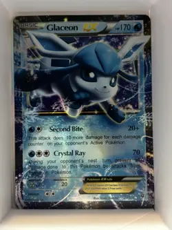 Glaceon EX 20/124 Fates Collide Holo Pokemon Card Near Mint NM - Image 1