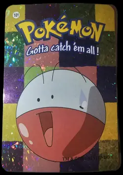 Electrode #101 - Vintage Vending Machine Prism Sticker 2000 - Pokemon Card - Image 1