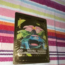 Custom Card Novelty Venusaur Frog Flower Gold Foil Card 2016 - Image 5
