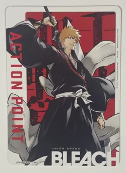 Ichigo Kurosaki UE01BT/BLC-1-AP01 Action Point Card BLEACH Union Arena - Image 1
