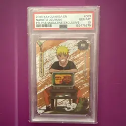 Kayou Naruto Uzumaki #003 2025 PSA Magazine Exclusive Promo Card - PSA 10 - Image 1