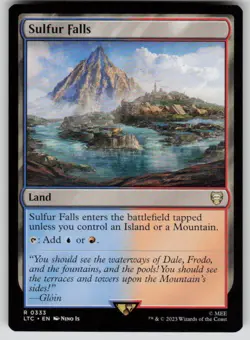 Sulfur Falls Commander: The Lord of the Rings 333 MTG NM - Image 1