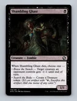 Shambling Ghast Adventures in the Forgotten Realms Non-Foil MTG NM - Image 1