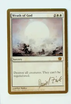 MTG Wrath of God 2003 Worlds Berlin 56/350 Rare Gold Border EN Daniel Zink - Image 1