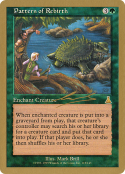 Pattern of Rebirth - 2000 Nicolas Labarre (UDS) MP World Championship Magic MTG - Image 1
