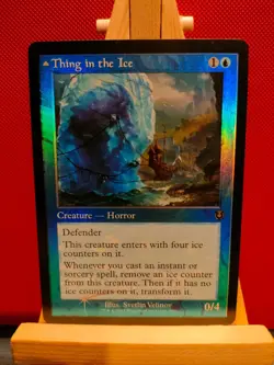 Thing in the Ice FOIL (Retro Frame)- Innistrad Remastered - Rare - NM - MTG - Image 1