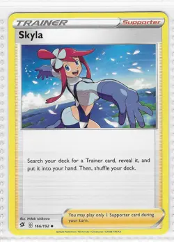 Skyla 166/192 Uncommon Rebel Clash Pokemon Near Mint - Image 1