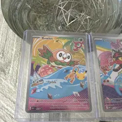Pokemon 1st Partner 30th Anniversary Gen 7 Set (Rowlet, Kitten, Popplio) NM - Image 4
