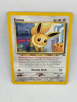 Pokemon Singles - Eevee (38/75) - Neo Discovery - Uncommon - MP/HP - Image 3
