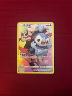 Piplup (Secret) Holo 239/236 NM SM - Cosmic Eclipse Pokemon Card - Image 2