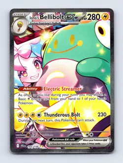 Iono's Bellibolt ex 183/159 Special Illustration Rare Journey Together - Image 1