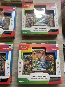 Pokemon TCG First Partner Illustration Collection Box Series 1 New & Sealed x 5 - Image 4