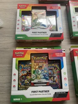 Pokemon TCG First Partner Illustration Collection Box Series 1 New & Sealed x 5 - Image 5