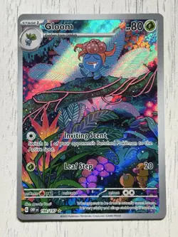 Gloom 198/197 2023 Pokemon TCG Obsidian Flames set, Illustration Rare [NM] - Image 1