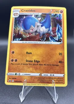 Cranidos SWSH274 Pokemon TCG S&S Black Star Promo Cosmos Holo **SWIRL**💫🌀 NM/M - Image 1
