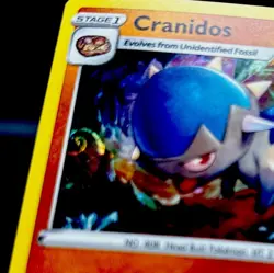Cranidos SWSH274 Pokemon TCG S&S Black Star Promo Cosmos Holo **SWIRL**💫🌀 NM/M - Image 3