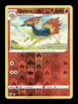 Quilava 024/189 Astral Radiance Reverse Holo NM/M Pokemon - Image 1